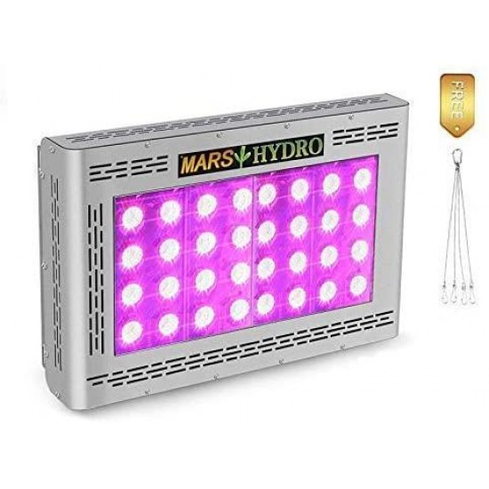MARS HYDRO Led Grow Light 800W Full Spectrum for Indoor Plants Veg and Flower Plant Growing Lights for Hydroponics Grow Lights High Yield (Pro II Epistar 800W)